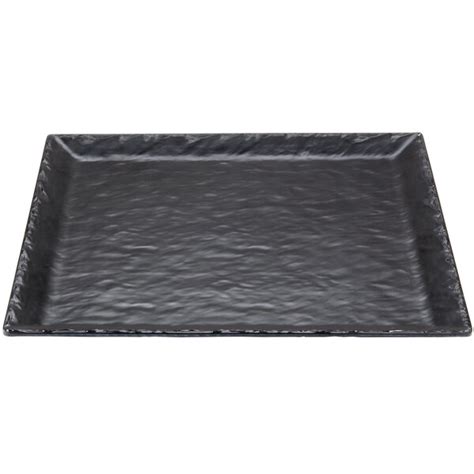 Cal Mil M Faux Slate Square Platter With Raised Rim