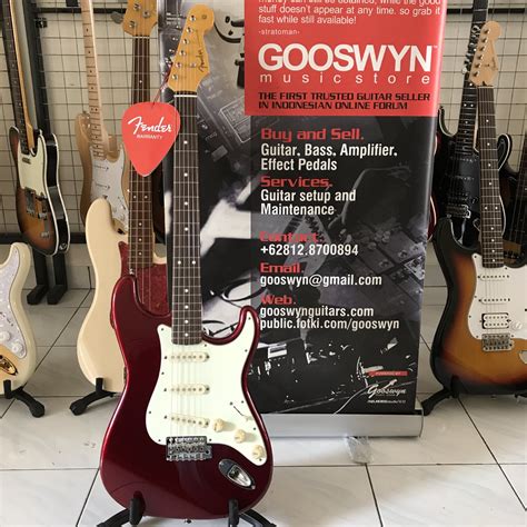 No Stock Fender Japan Exclusive Classic 60s Stratocaster Old Candy Apple Red Gooswyn