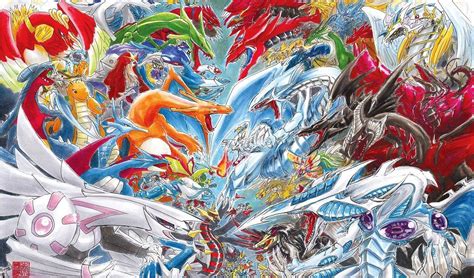 Pokemon Vs Yu Gi Oh Pokemon Vs Digimon Yugioh Monsters Pokemon Art