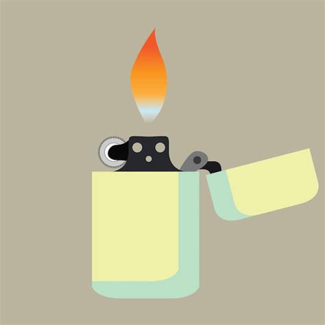 Premium Vector Vintage Lighter