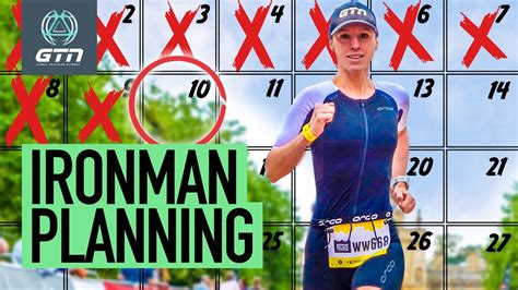 What Is An Ideal Ironman Training Week Training Schedule Planning