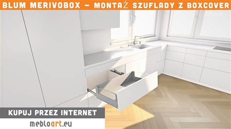 BLUM MERIVOBOX montaż szuflady z BOXCOVER YouTube