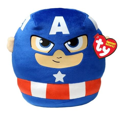 Peluche Ty Coussin Cm Marvel Captain America