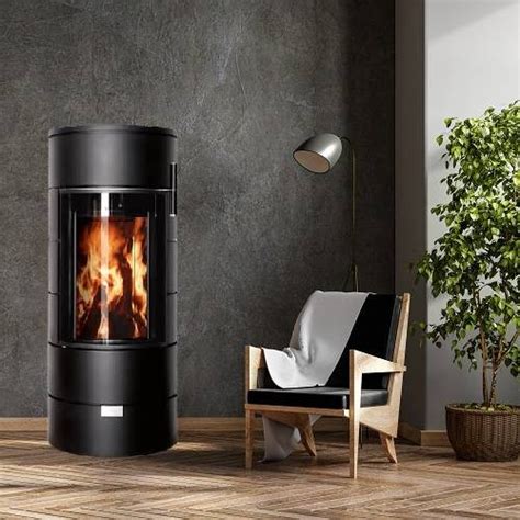 Poêle à bois Cera Design Rondotherm Titan Mini 6 kW indépendant de l