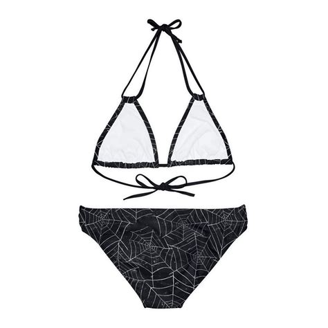 Spider Web Bikini Set Etsy