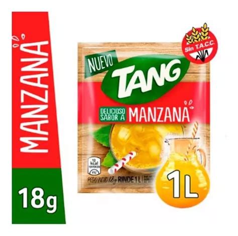 Pack X 3 Unid Jugo Manzana 18 Gr Tang Jugos En Polvo