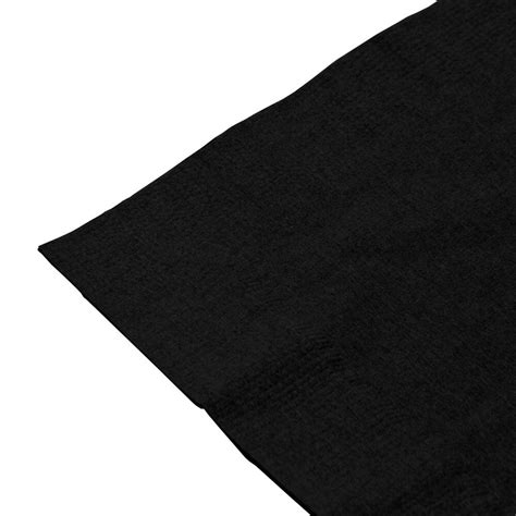 Choice Black Customizable Ply Beverage Cocktail Napkin Pack