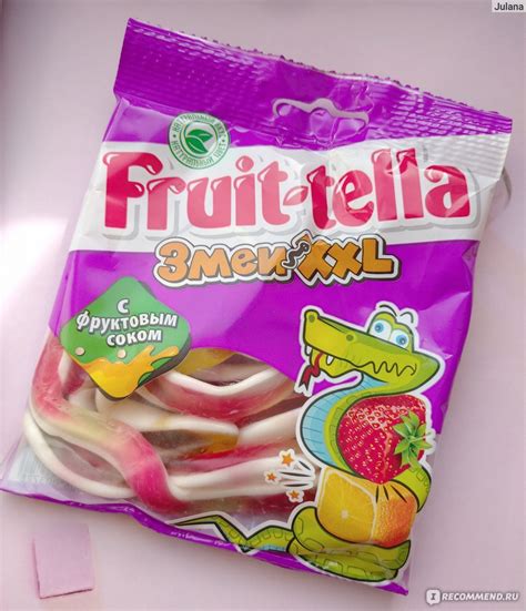 Мармелад Fruittella Змеи XXL - «Не червячки, а змеи! » | отзывы