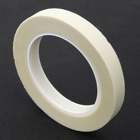 Buy Heat Resistant Glass Fiber Cloth Single Sided Sealing Adhesive Tape White 15mm X 30m At