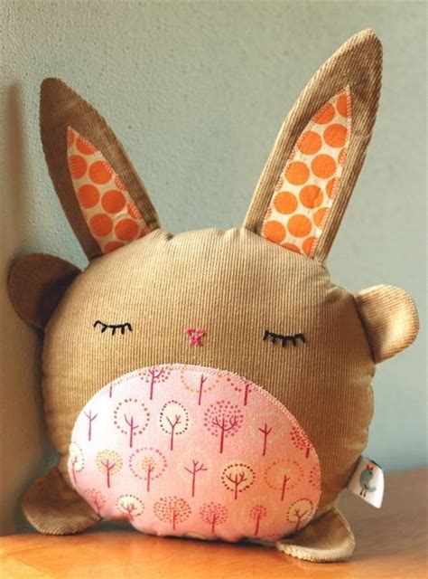 Sweet Sleepy Bunny Dolls Handmade Fabric Toys Handmade Toys