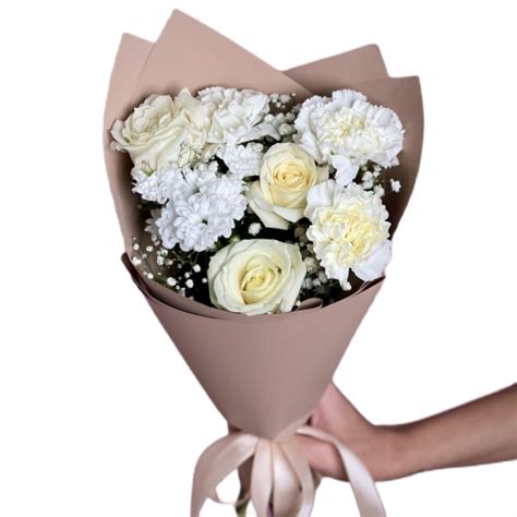 Букет "Ванильное небо" - купить цветы с доставкой в Барнауле | Flowersroom