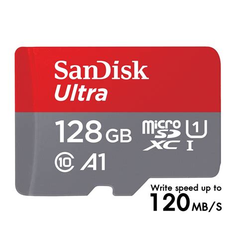 SanDisk Ultra MicroSDXC UHS I 128GB ความเรวสงสด 120 MB s U1 A1