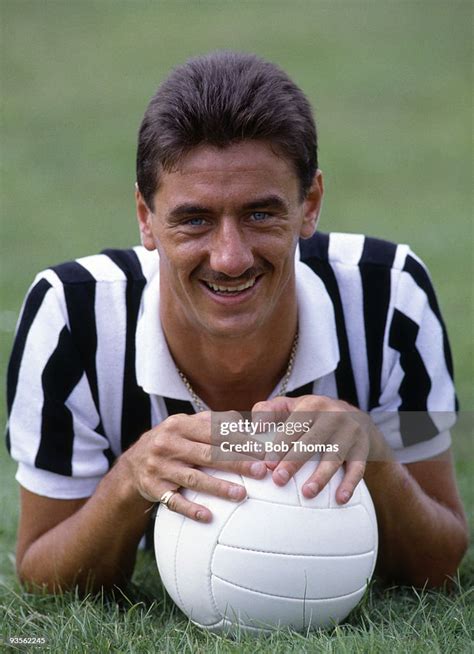 Ian Rush In Juventus Fc Kit At Home Near Chester On 15th July 1986