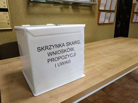 Skrzynka skarg wniosków propozycji i uwag