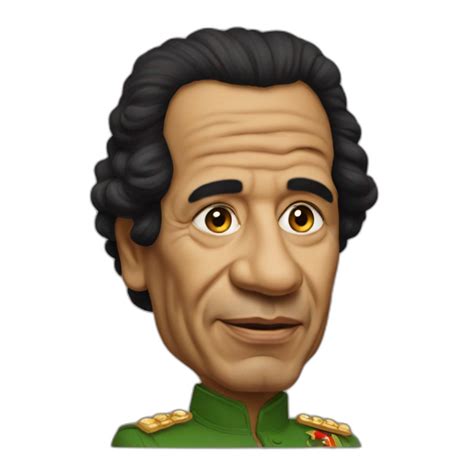 Muammar Gaddafi With Sunglasses Ai Emoji Generator