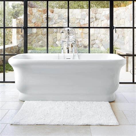 Chevington Brighton 67 Inch Acrylic Double Ended Freestanding Tub No