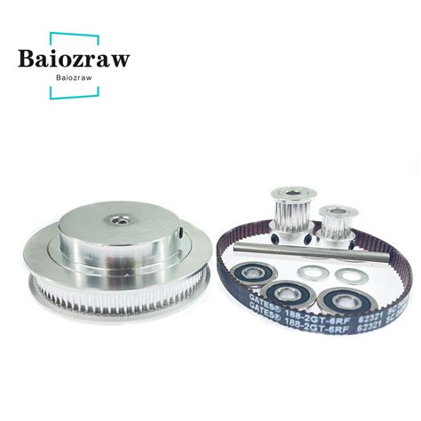 Baiozraw Single Z Drive Kit GT2 80T 20T 16T Pulley 188 2GT 6RF Belt