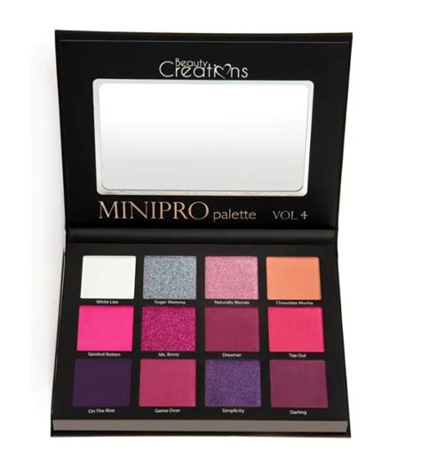 Paleta De Sombras Con Espejo Beauty Creations Minipro Palette Color