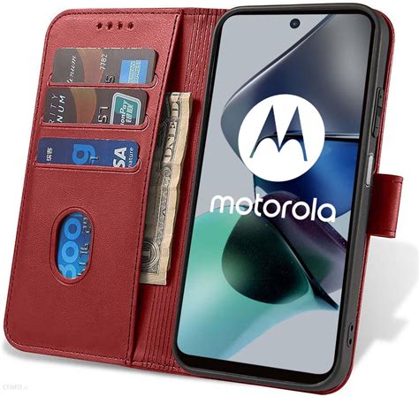 Case Etui Do Motorola Moto G13 G23 G53 5G Skórzane Skin Szkło Etui na