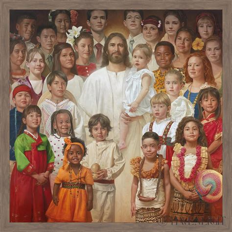 I Am A Child Of God Large Art By Howard Lyon Jesus Christ With Children