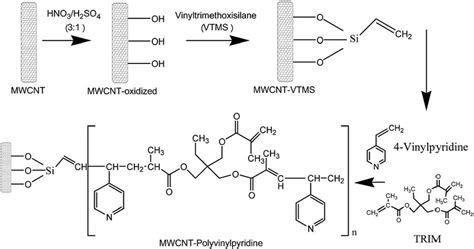 Schematic Representation Of The Synthesis Of Nanocomposites Based On