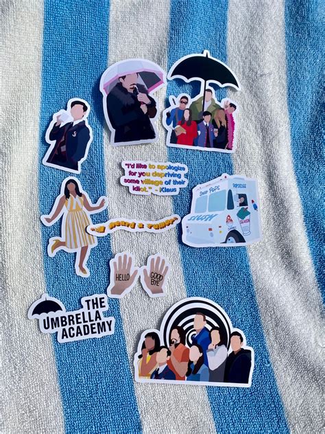 Umbrella Academy Sticker Pack Etsy