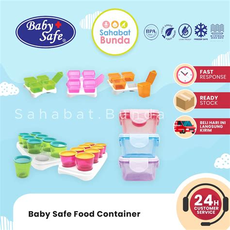 Jual Baby Safe Food Container Babysafe Multifood Cubes Freezer Pot