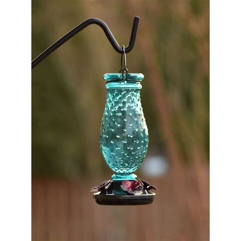 Style Selections Glass Hanging Hummingbird Feeder 16 Oz 01 824 30 Indk At