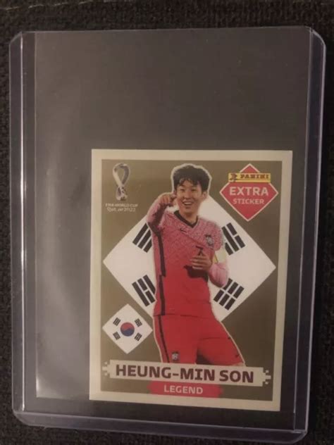 Panini Fifa Wm Qatar Extra Sticker Gold Heung Min Son