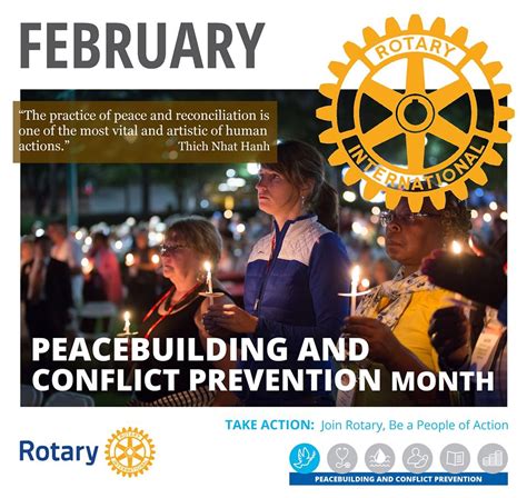 February Is Peacebuilding Conflict Prevention Month District