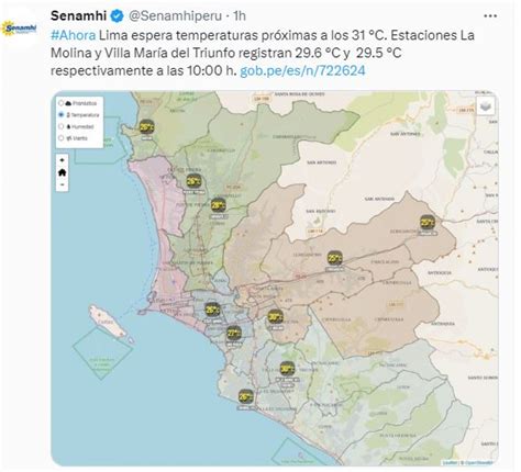 Lluvias En Lima En Vivo Distritos De Lima Registrarán Temperaturas De Hasta 31° Según Senamhi