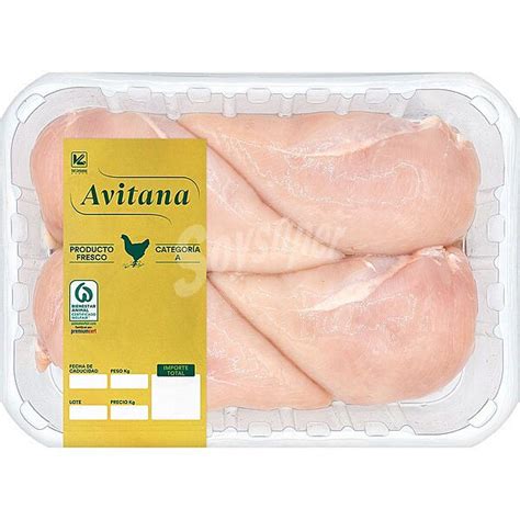 Avitana Pechuga De Pollo Formato Ahorro Peso Aproximado Bandeja Kg