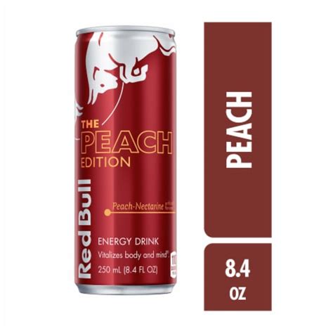 Red Bull Peach Edition Energy Drink Can Fl Oz Kroger