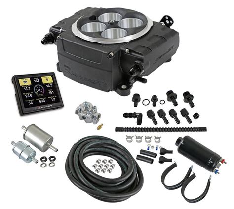 Holley Sniper 550 511k Efi Fuel Injection Master Kit Black Finish