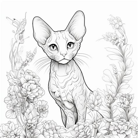 Premium Vector Cornish Rex Kitten Cat