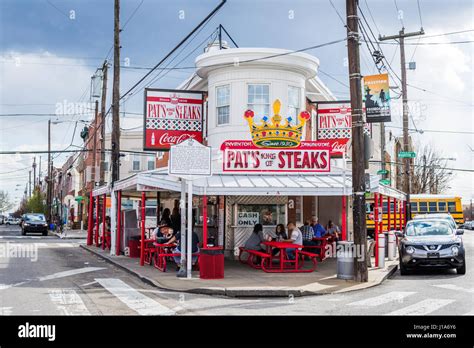 Genos Steaks In Philadelphia Pennsylvania Stock Photo Alamy