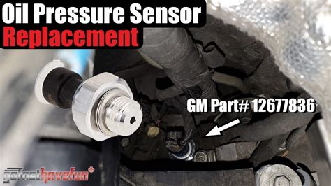 Replacing Oil Pressure Sensor Silverado