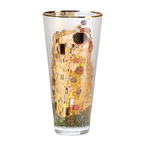 Goebel Gustav Klimt Vaas De Kus Artis Orbis Glas Cm