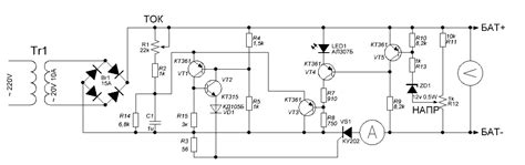 Схема зарядного устройства для автомобильного аккумулятора своими