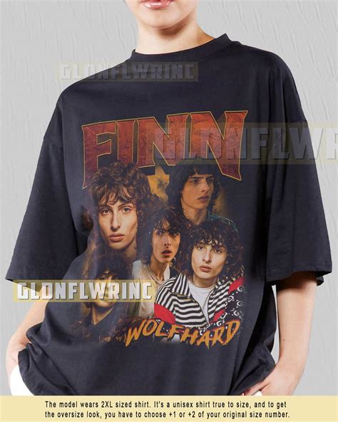 Finn Wolfhard Shirt Actor Movie Character Canadia T Shirt Etsy