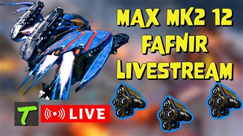 Wr War Robots New Robot Fafnir Skadi Max Mk Live Stream Youtube