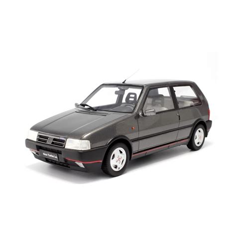 Fiat Uno Turbo MK2 1990 stříbrná modely aut Laudoracing Model 1 18