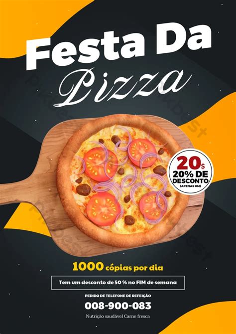 Pizza Discount Event Promotional Poster Template | PSD Free Download ...