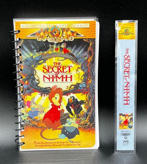 Upcycled the Secret of Nimh VHS Notebook - Etsy