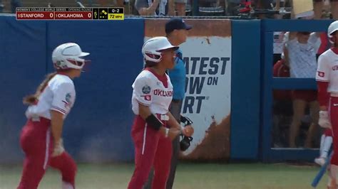 Ncaa Softball On Twitter The Sooners Break The Silence Wcws X