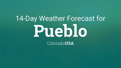 Pueblo, Colorado, USA 14 day weather forecast