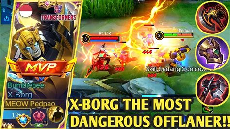 X BORG THE MOST DANGEROUS OFFLANER BEST BUILD X BORG 2023 BUILD X