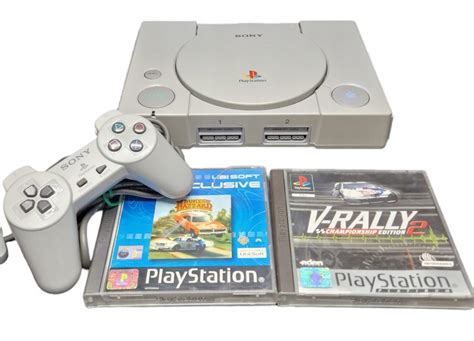 Konsola Retro Sony Playstation Psx Ps Scph Zestaw Gry Akcesoria