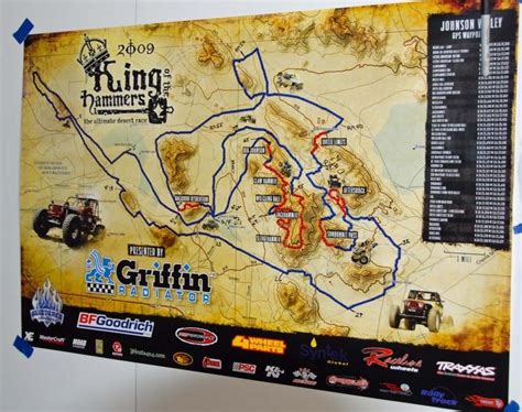 King Of The Hammers Course Map 2024 - Ajay Kellie