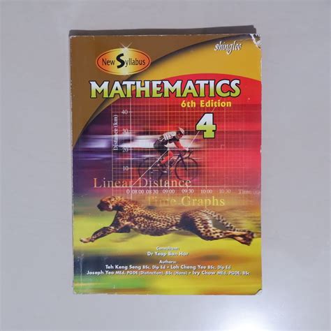 Jual Buku Pelajaran New Syllabus Mathematics 4 6th Edition Shopee